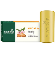 Biotique Bio Mandelöl Körperseife mit Verpackung